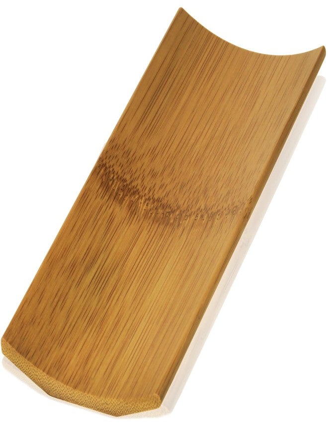Morikuru Bamboo Oshibori Tray 7.12 in (181mm), Hand Towel Holder, Smoked Bamboo Wet Towel Tray, Made in Japan - Image 1